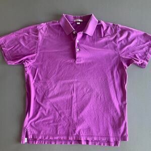 Vibrant Peter Millar Purple Polo L